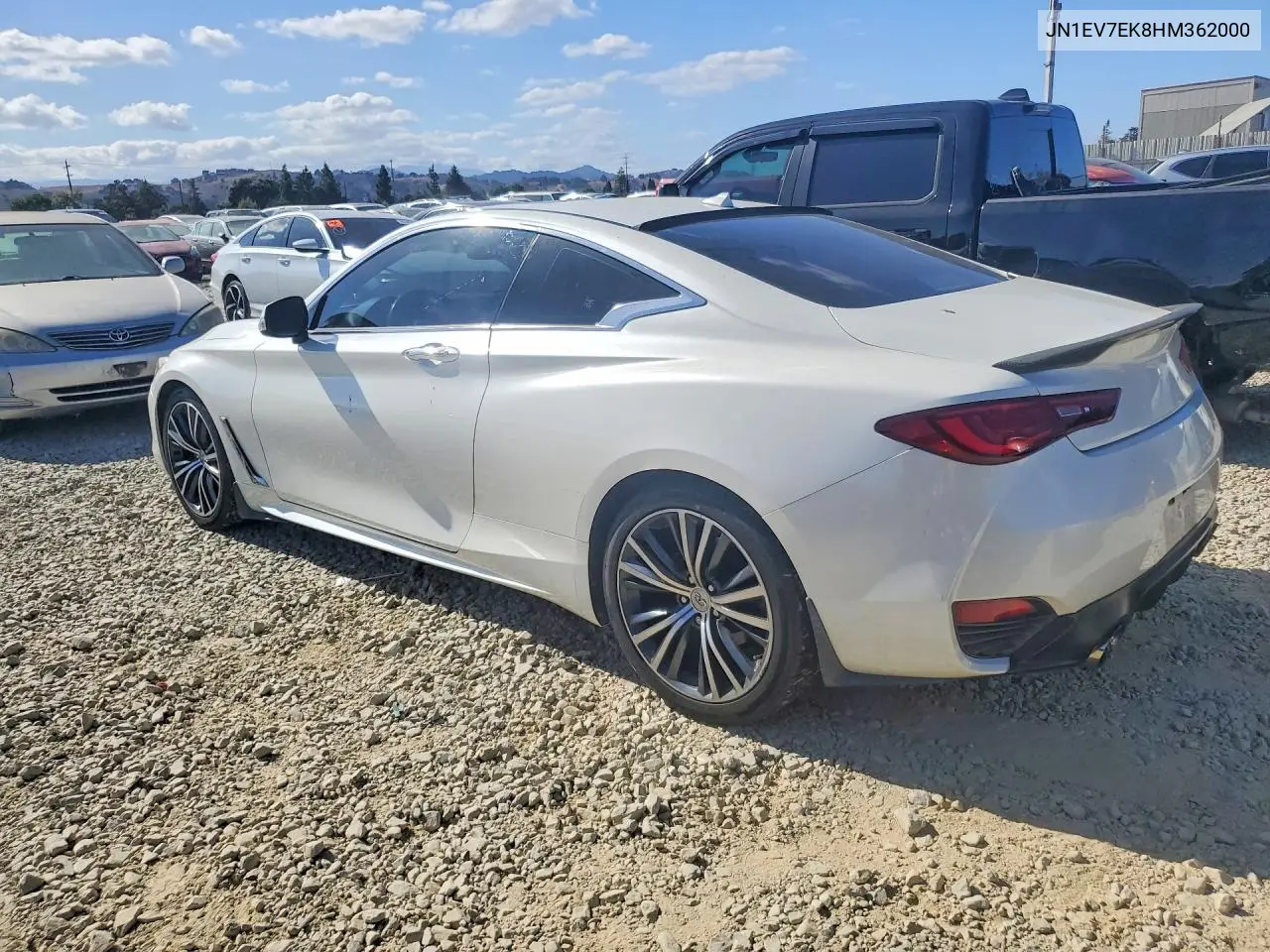 2017 INFINITI Q60 VIN JN1EV7EK8HM362000 — фото 2