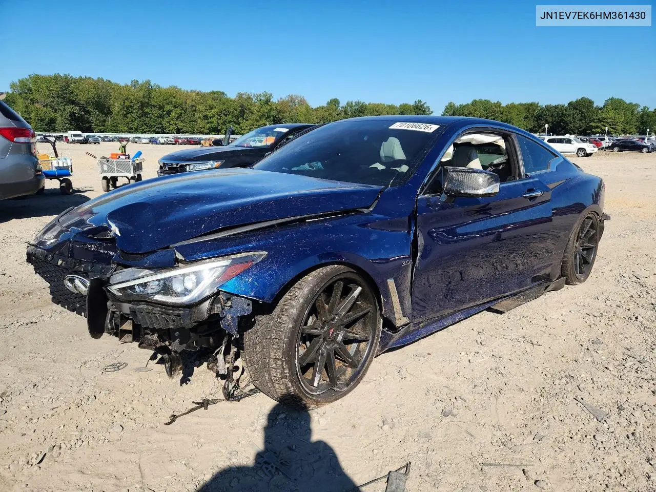 INFINITI Q60 2017, VIN JN1EV7EK6HM361430
