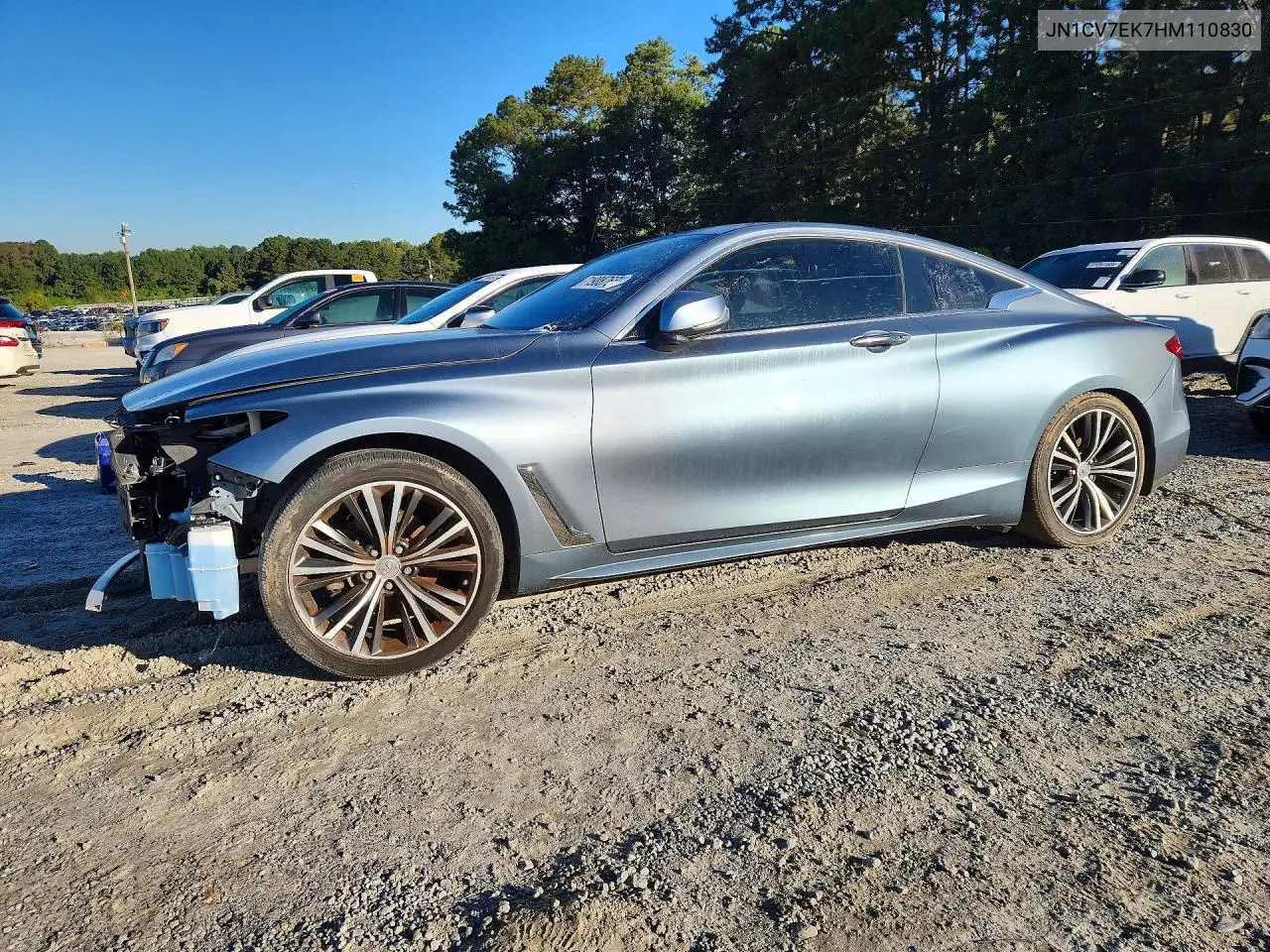 INFINITI Q60 2017, VIN JN1CV7EK7HM110830