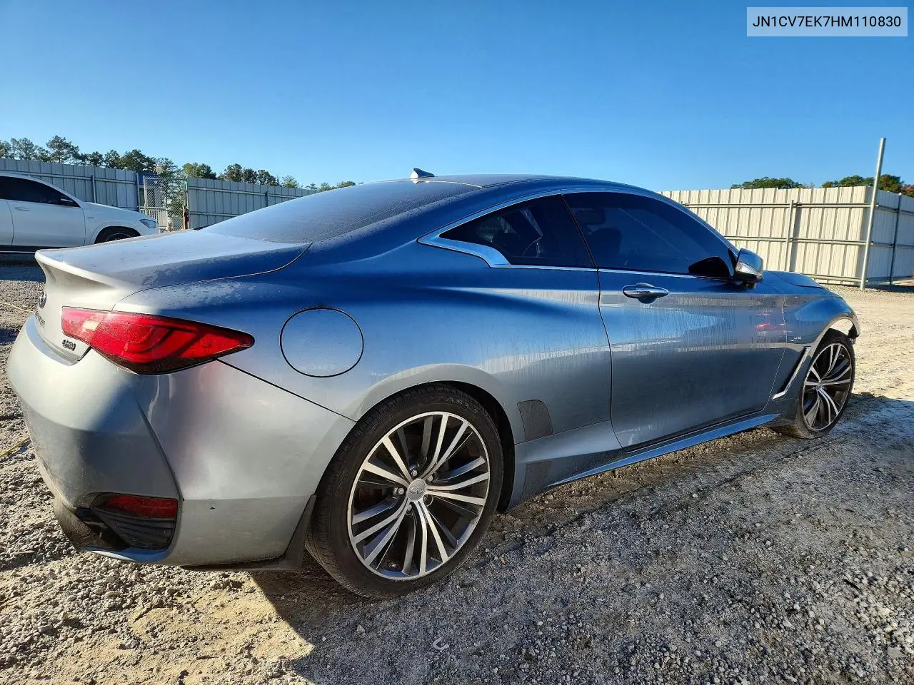 2017 INFINITI Q60 VIN JN1CV7EK7HM110830 — фото 3
