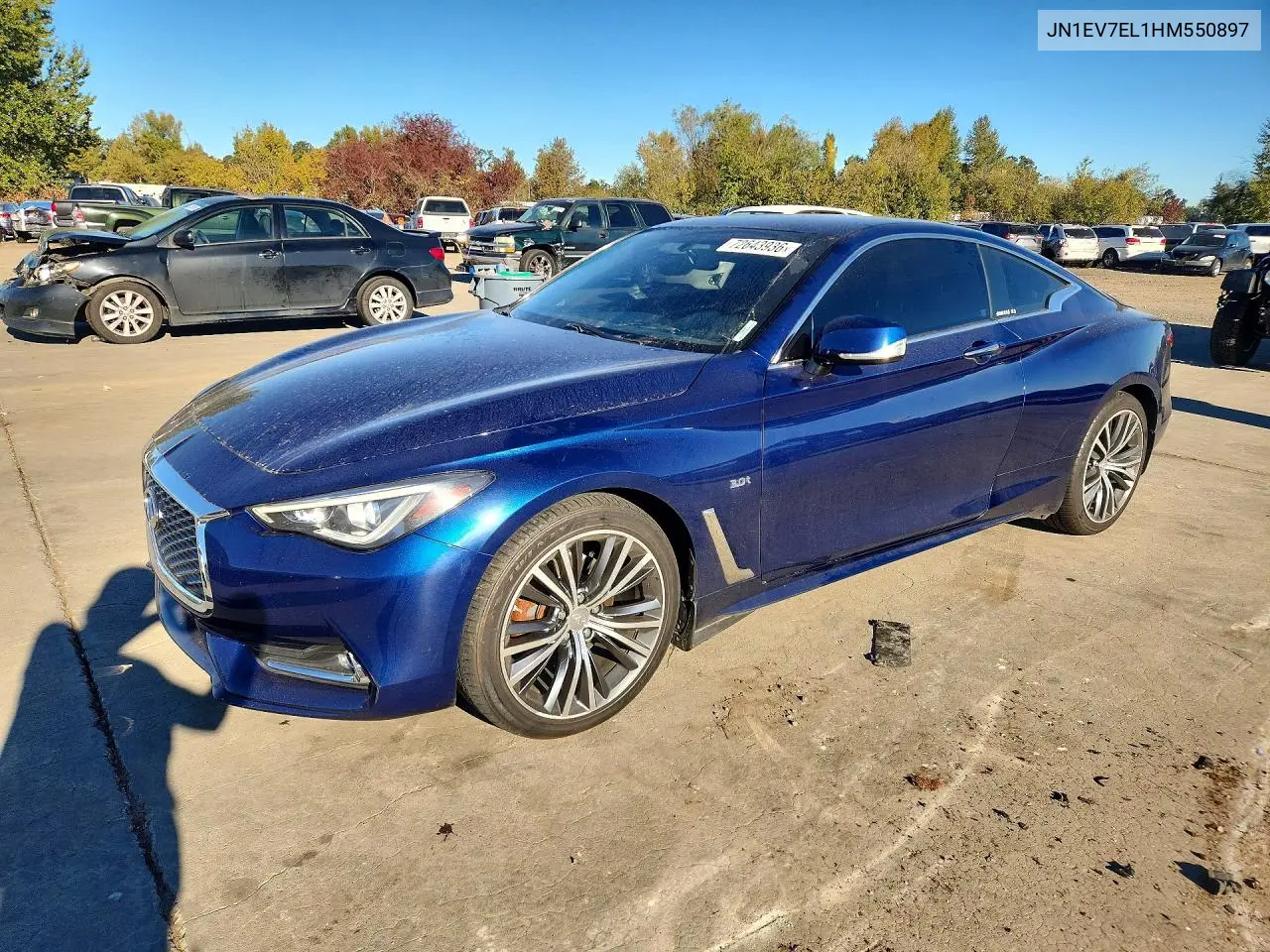 INFINITI Q60 2017, VIN JN1EV7EL1HM550897