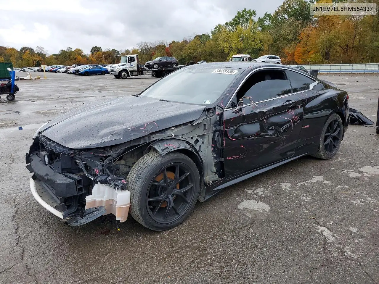 INFINITI Q60 2017, VIN JN1EV7EL5HM554337