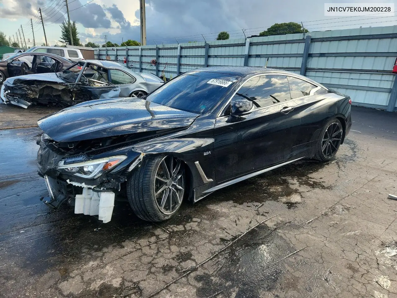 INFINITI Q60 2018, VIN JN1CV7EK0JM200228