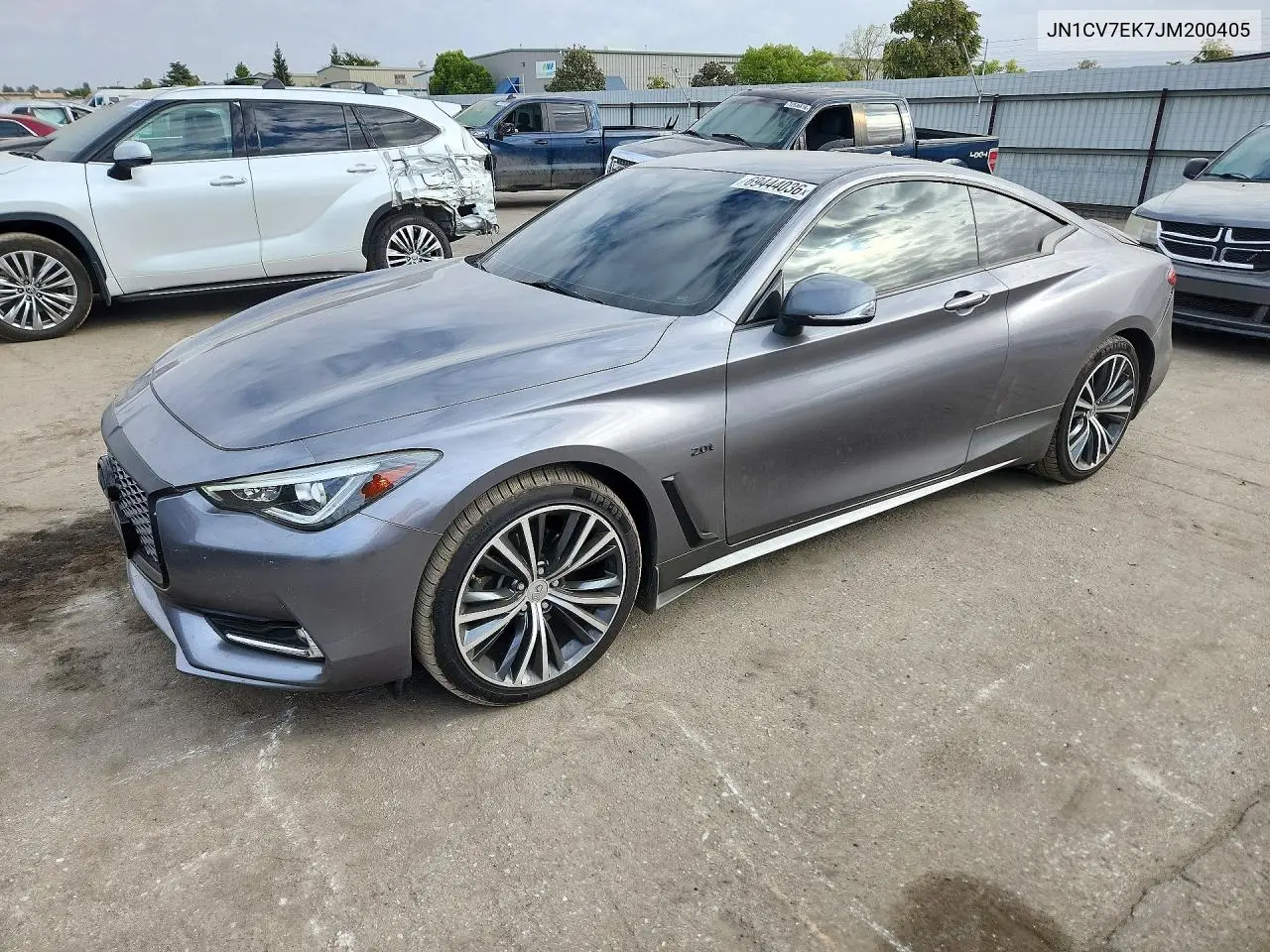 INFINITI Q60 2018, VIN JN1CV7EK7JM200405