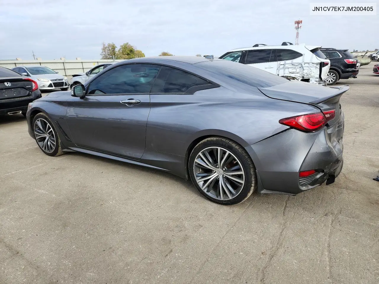 2018 INFINITI Q60 VIN JN1CV7EK7JM200405 — фото 2