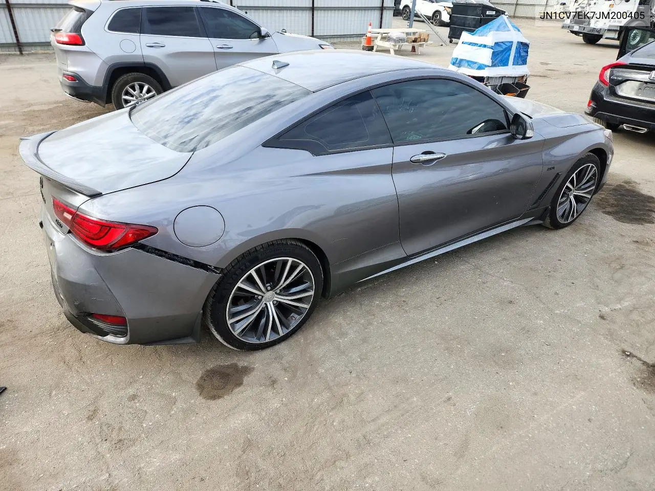 2018 INFINITI Q60 VIN JN1CV7EK7JM200405 — фото 3