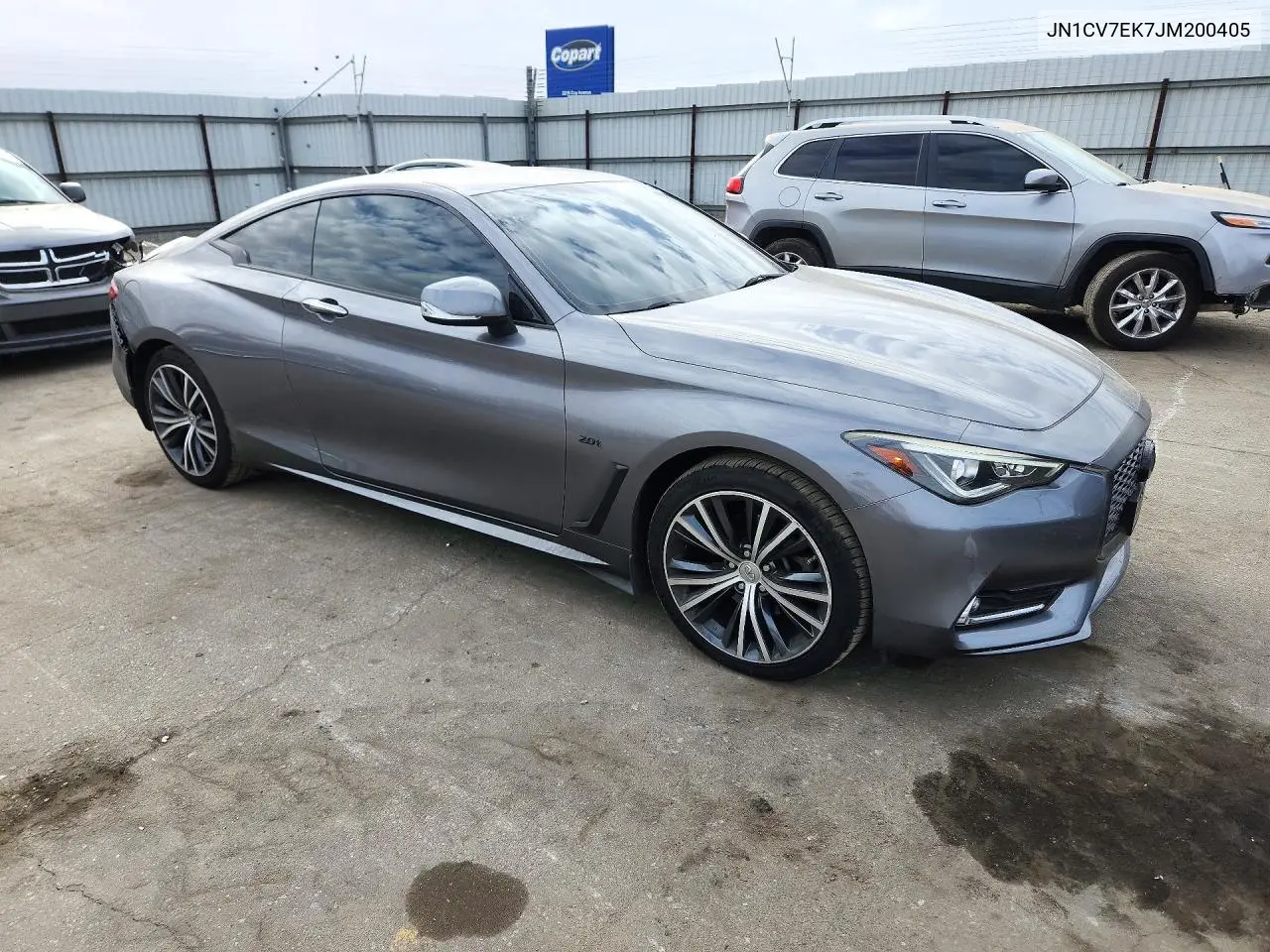 2018 INFINITI Q60 VIN JN1CV7EK7JM200405 — фото 4