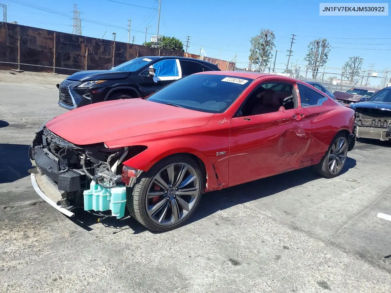 INFINITI Q60 2018, VIN JN1FV7EK4JM530922