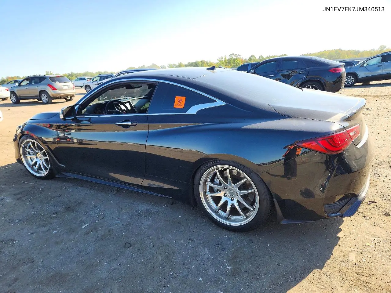 2018 INFINITI Q60 VIN JN1EV7EK7JM340513 — фото 2