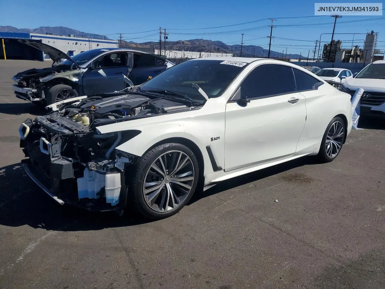 INFINITI Q60 2018, VIN JN1EV7EK3JM341593