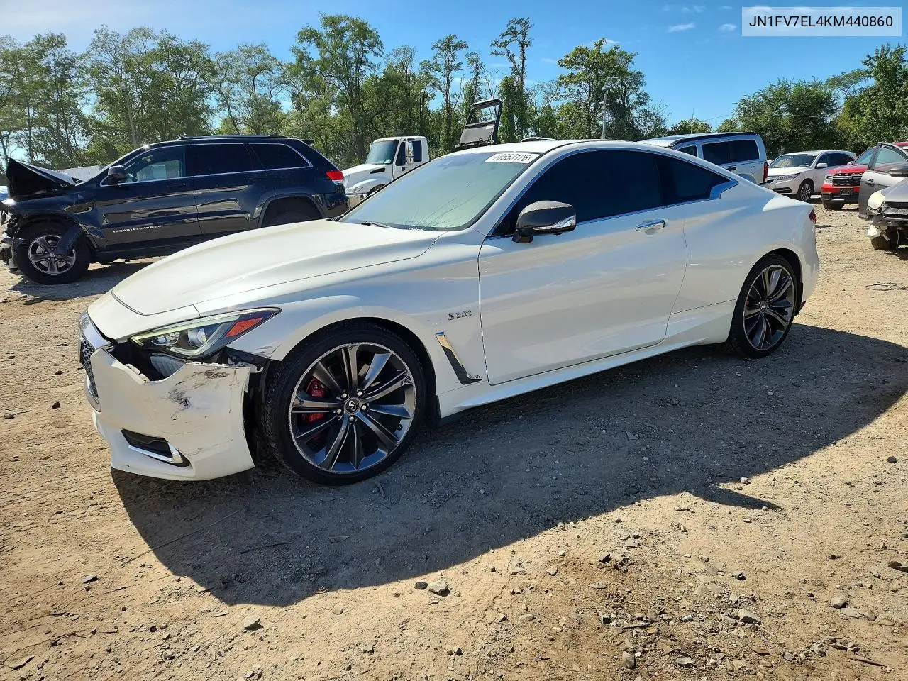 INFINITI Q60 2019, VIN JN1FV7EL4KM440860