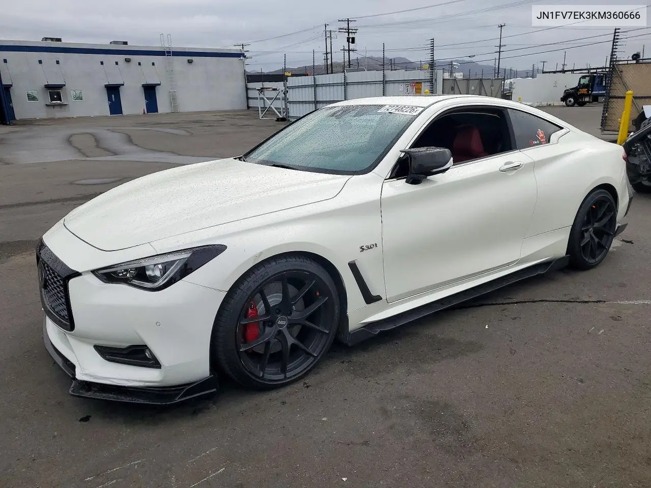 INFINITI Q60 2019, VIN JN1FV7EK3KM360666