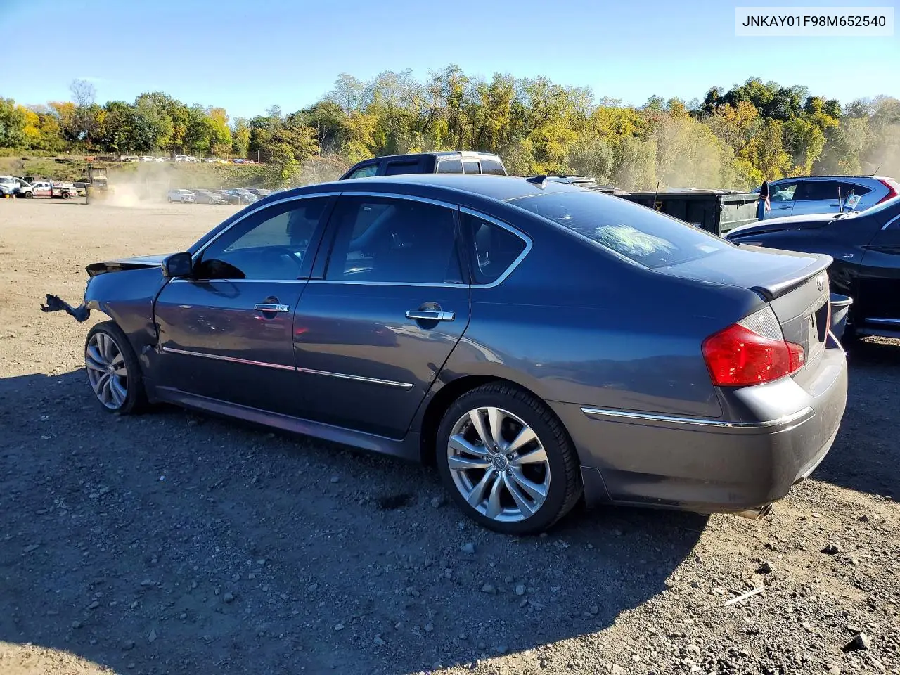 2008 INFINITI Q70 VIN JNKAY01F98M652540 — фото 2