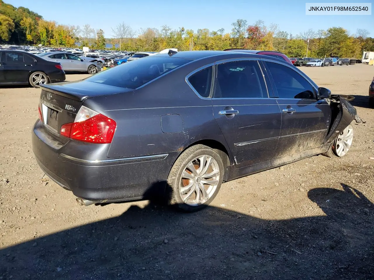 2008 INFINITI Q70 VIN JNKAY01F98M652540 — фото 3