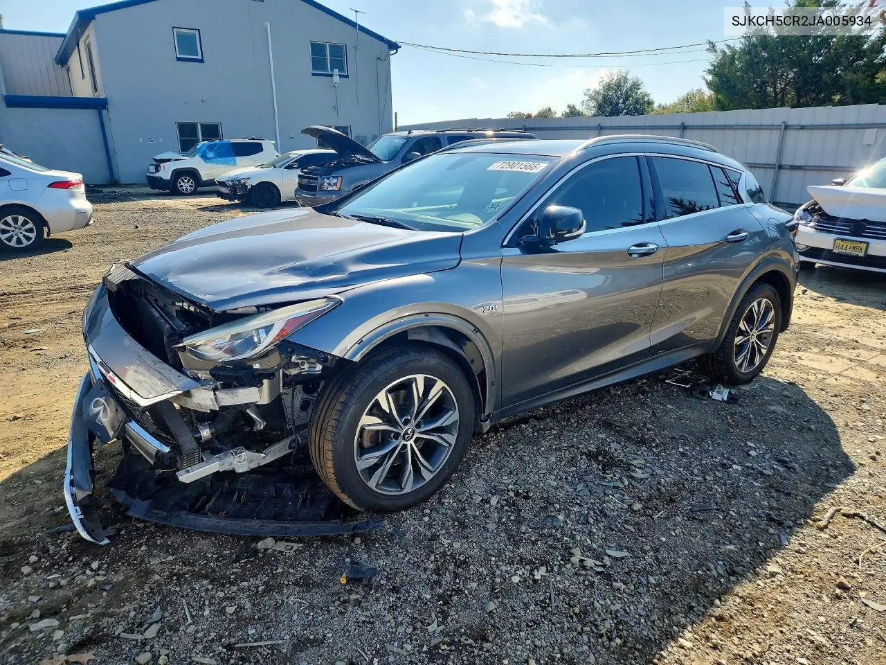 INFINITI QX30 2018, VIN SJKCH5CR2JA005934