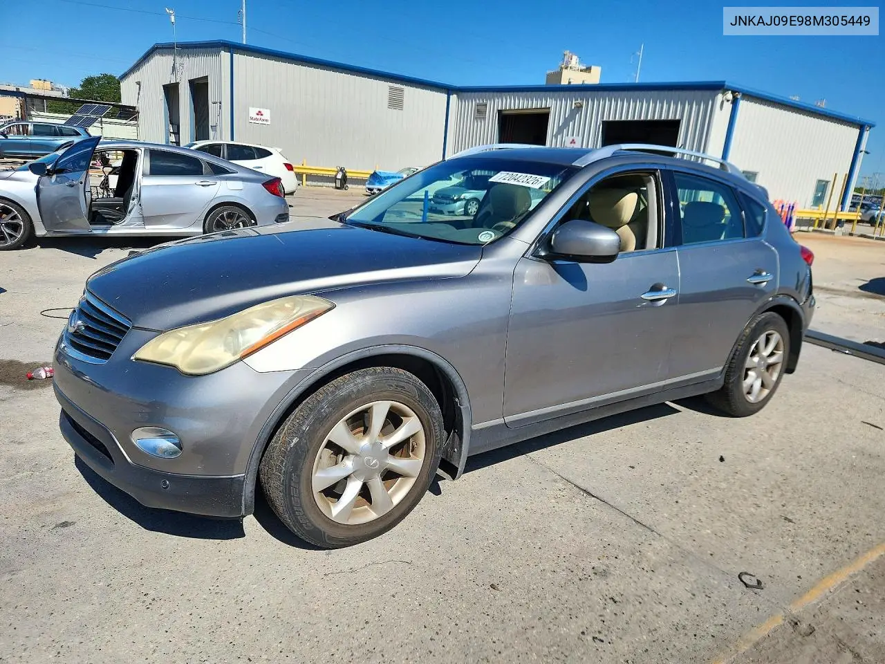 INFINITI QX50 2008, VIN JNKAJ09E98M305449