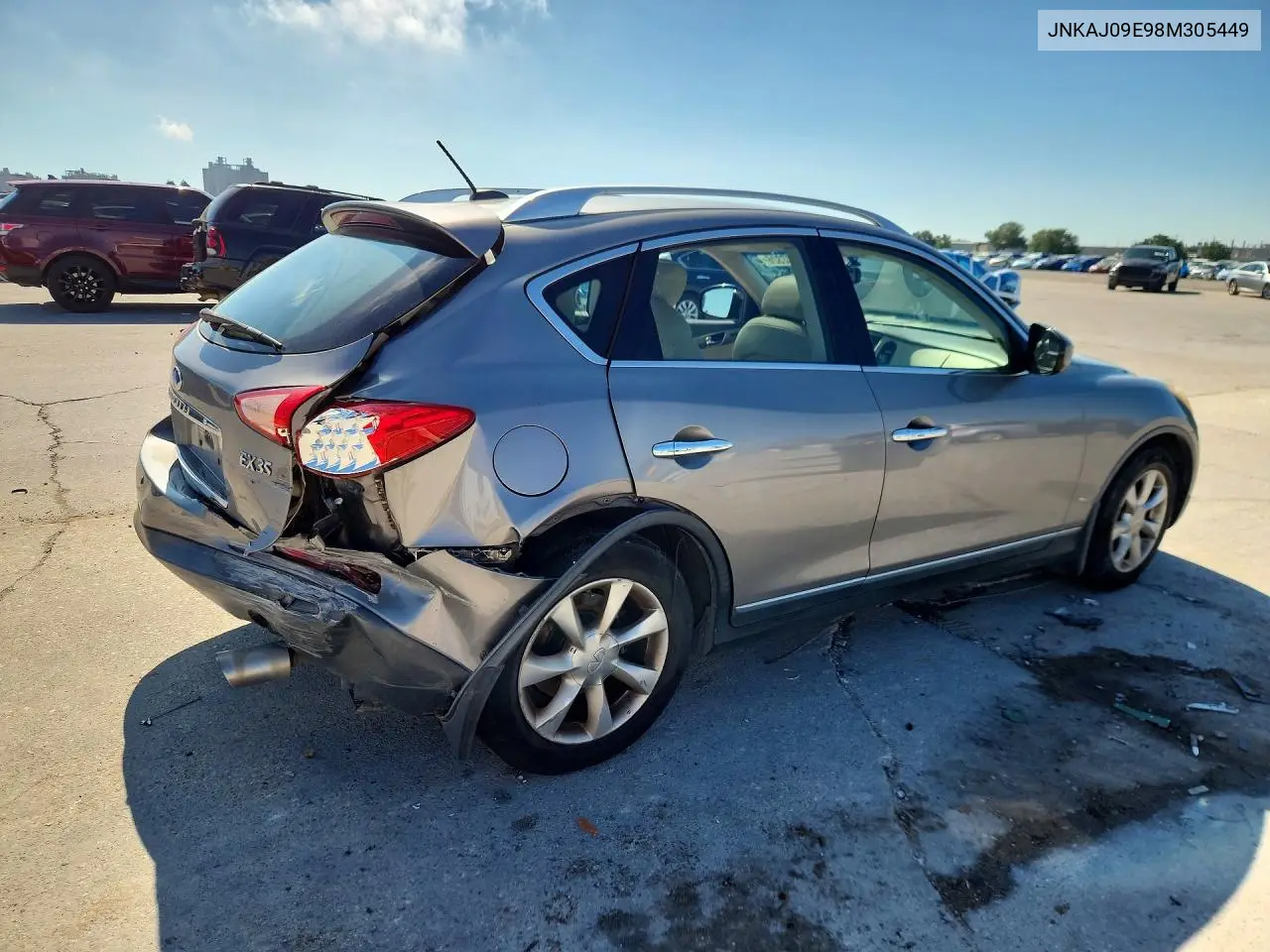 2008 INFINITI QX50 VIN JNKAJ09E98M305449 — фото 3