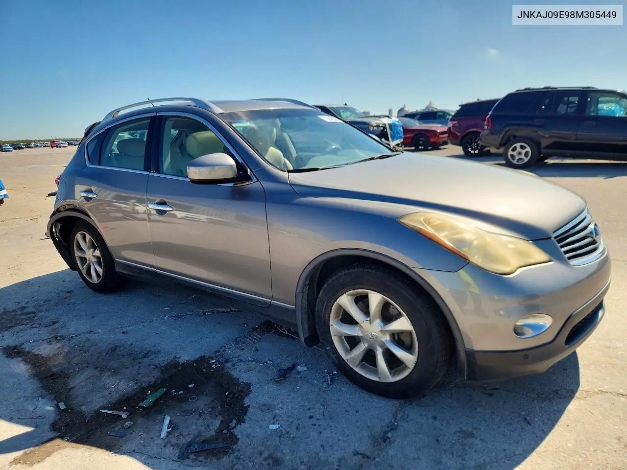 2008 INFINITI QX50 VIN JNKAJ09E98M305449 — фото 4