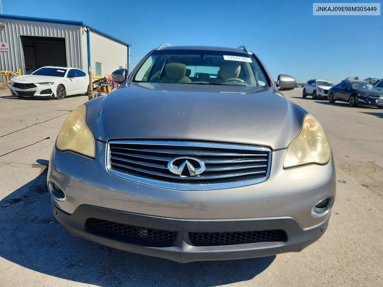 2008 INFINITI QX50 VIN JNKAJ09E98M305449 — фото 5