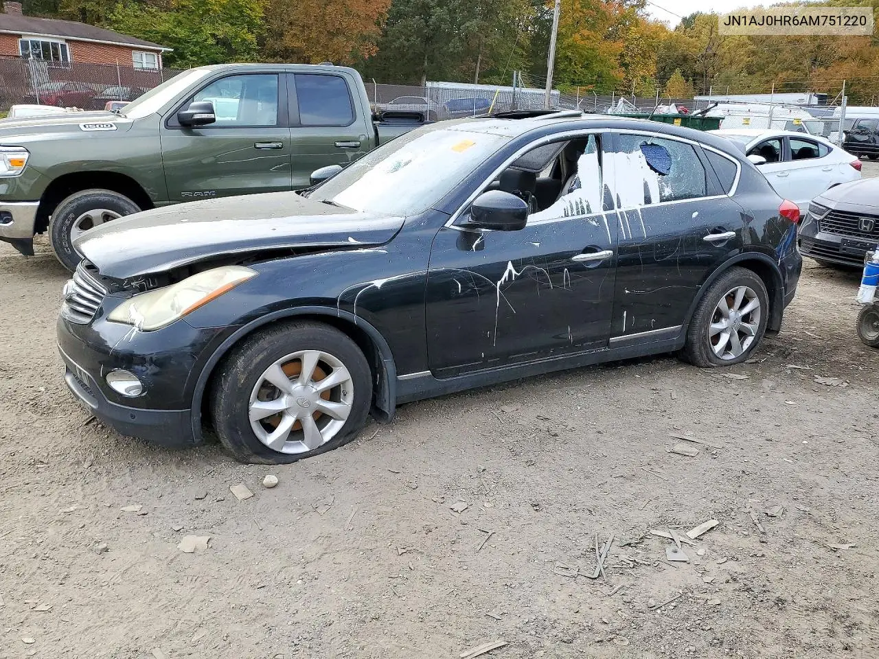 INFINITI QX50 2010, VIN JN1AJ0HR6AM751220