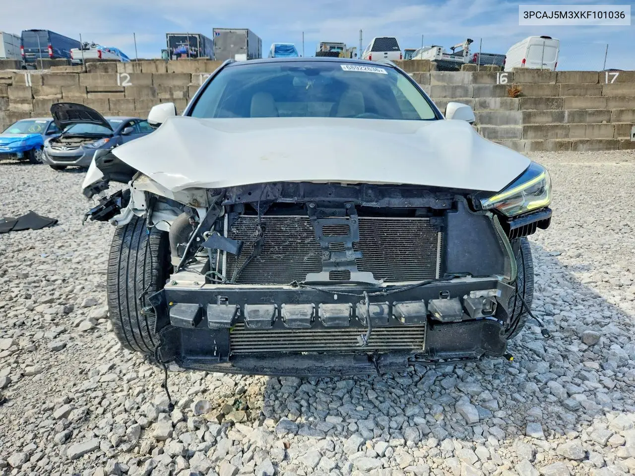2019 INFINITI QX50 VIN 3PCAJ5M3XKF101036 — фото 5