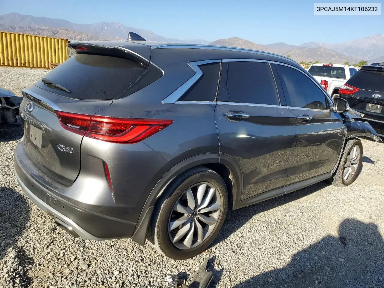2019 INFINITI QX50 VIN 3PCAJ5M14KF106232 — фото 3