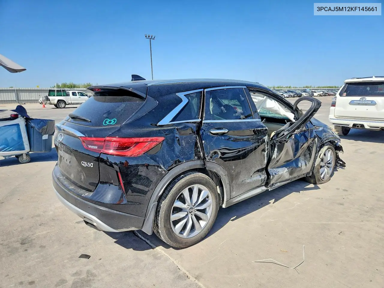 2019 INFINITI QX50 VIN 3PCAJ5M12KF145661 — фото 3