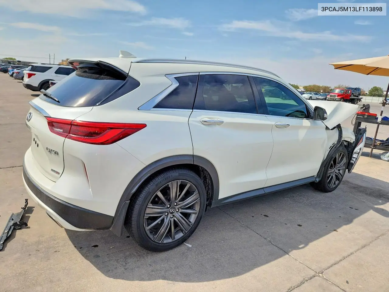 2020 INFINITI QX50 VIN 3PCAJ5M13LF113898 — фото 3