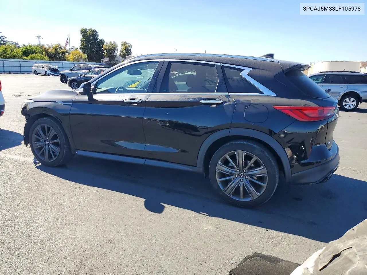 2020 INFINITI QX50 VIN 3PCAJ5M33LF105978 — фото 2