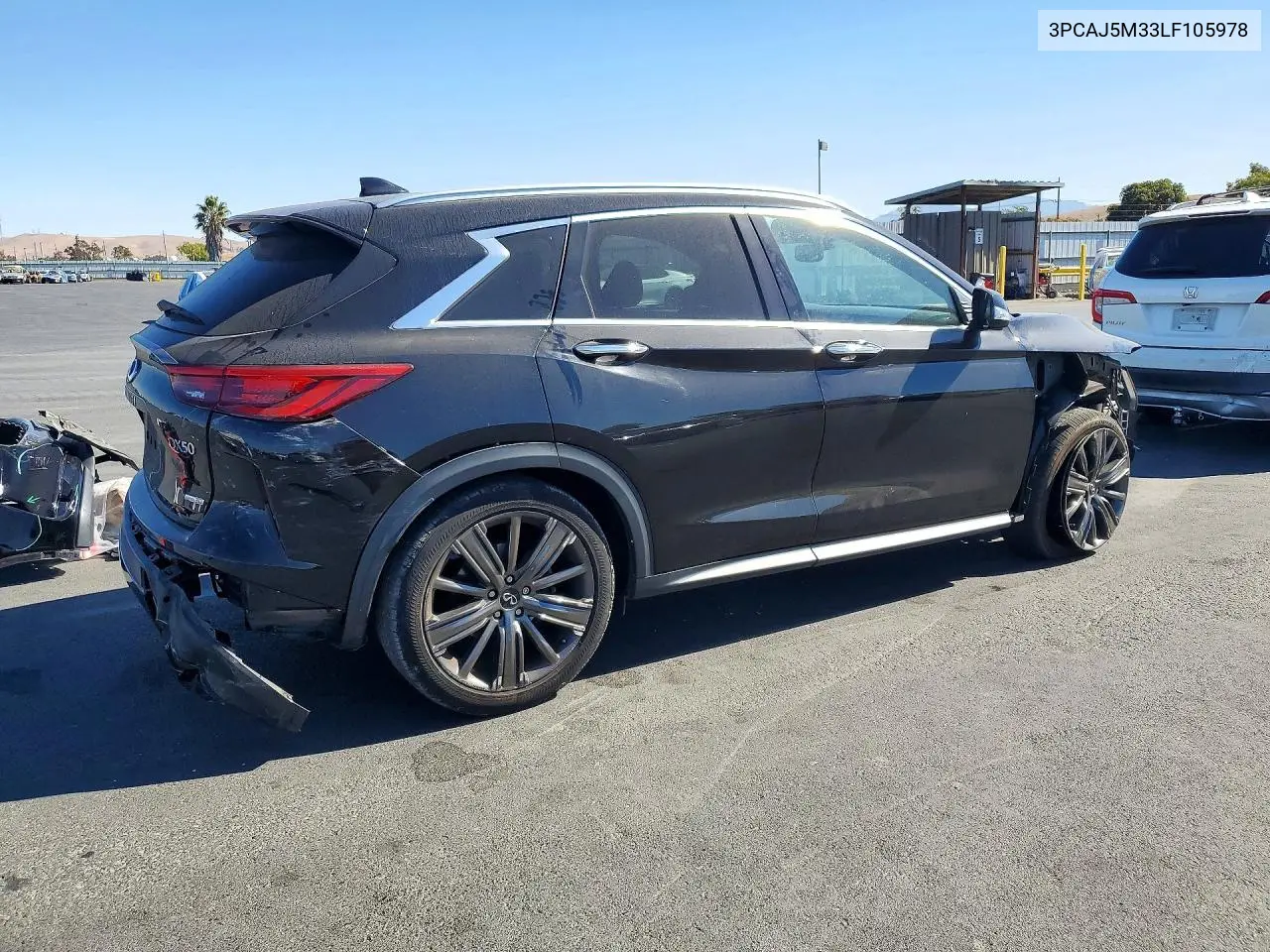 2020 INFINITI QX50 VIN 3PCAJ5M33LF105978 — фото 3