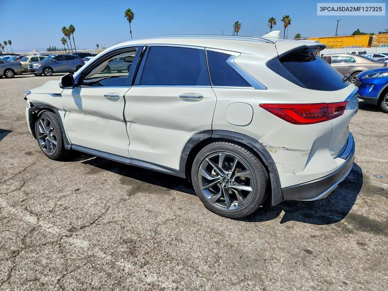 2021 INFINITI QX50 VIN 3PCAJ5DA2MF127325 — фото 2