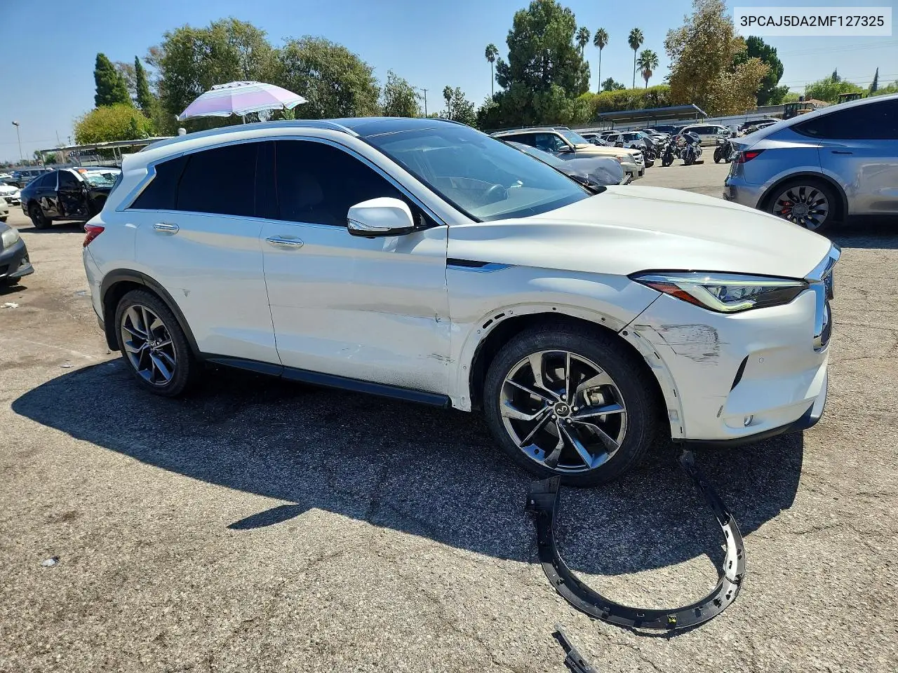 2021 INFINITI QX50 VIN 3PCAJ5DA2MF127325 — фото 4