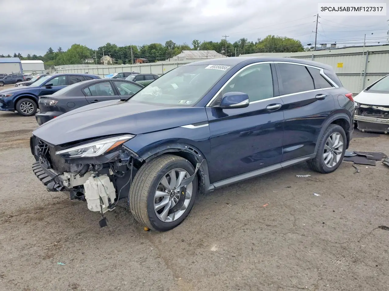 INFINITI QX50 2021, VIN 3PCAJ5AB7MF127317