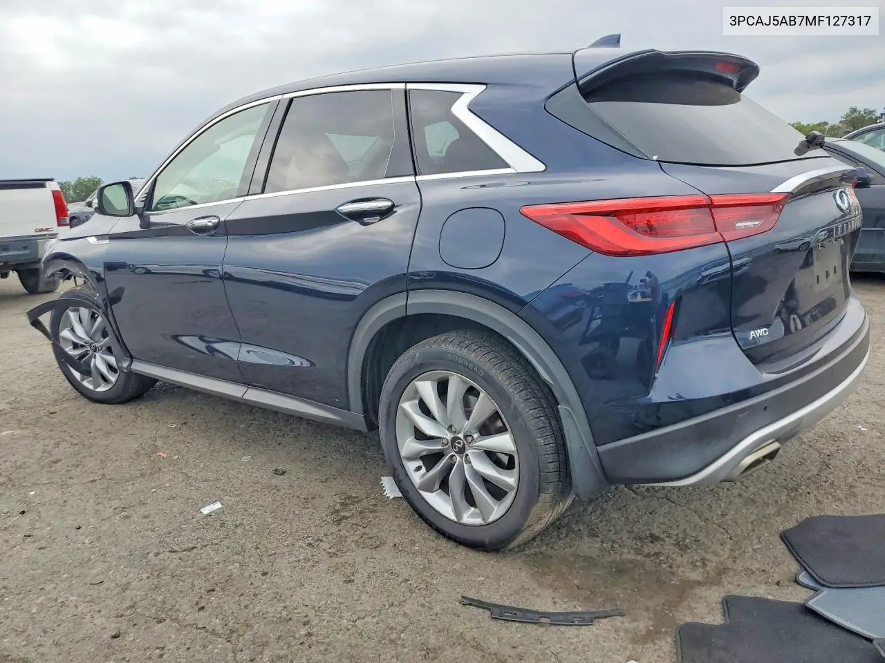 2021 INFINITI QX50 VIN 3PCAJ5AB7MF127317 — фото 2