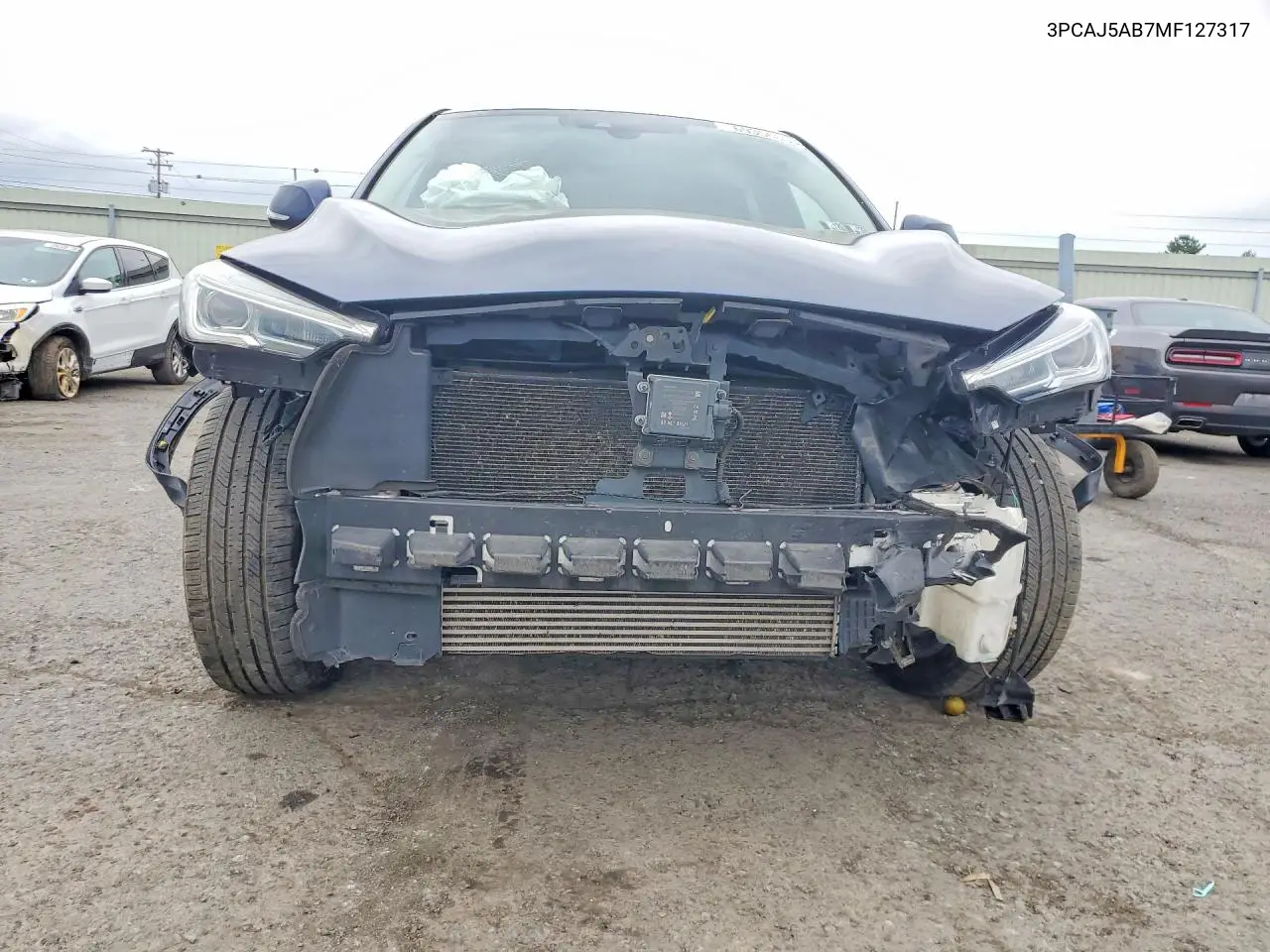 2021 INFINITI QX50 VIN 3PCAJ5AB7MF127317 — фото 5