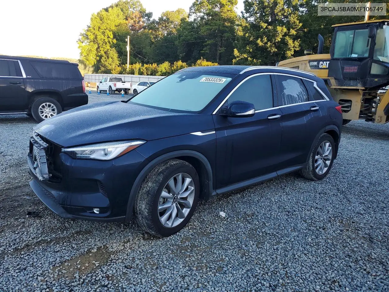 INFINITI QX50 2021, VIN 3PCAJ5BA0MF106749