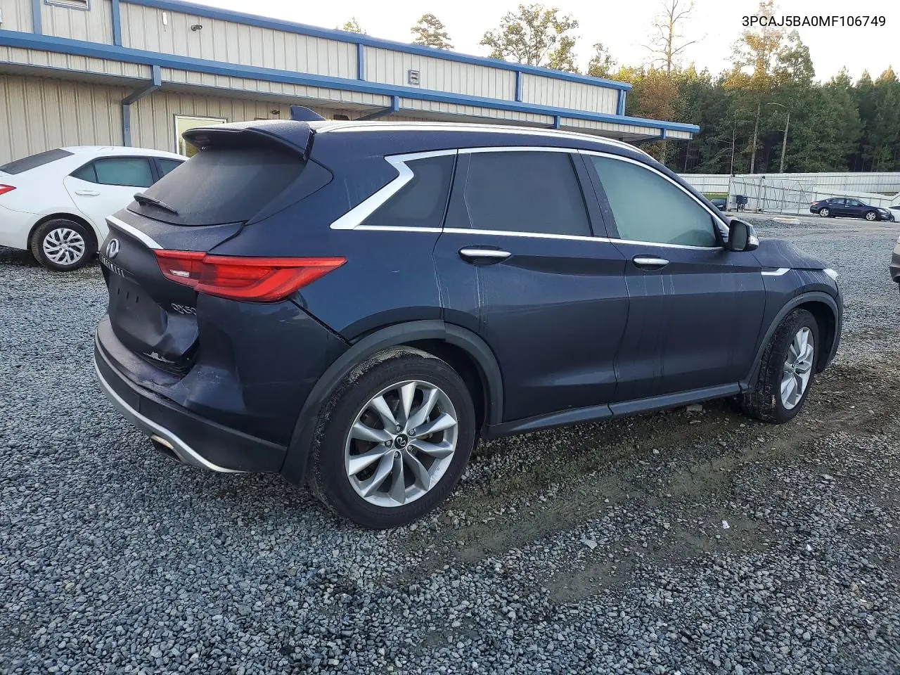 2021 INFINITI QX50 VIN 3PCAJ5BA0MF106749 — фото 3