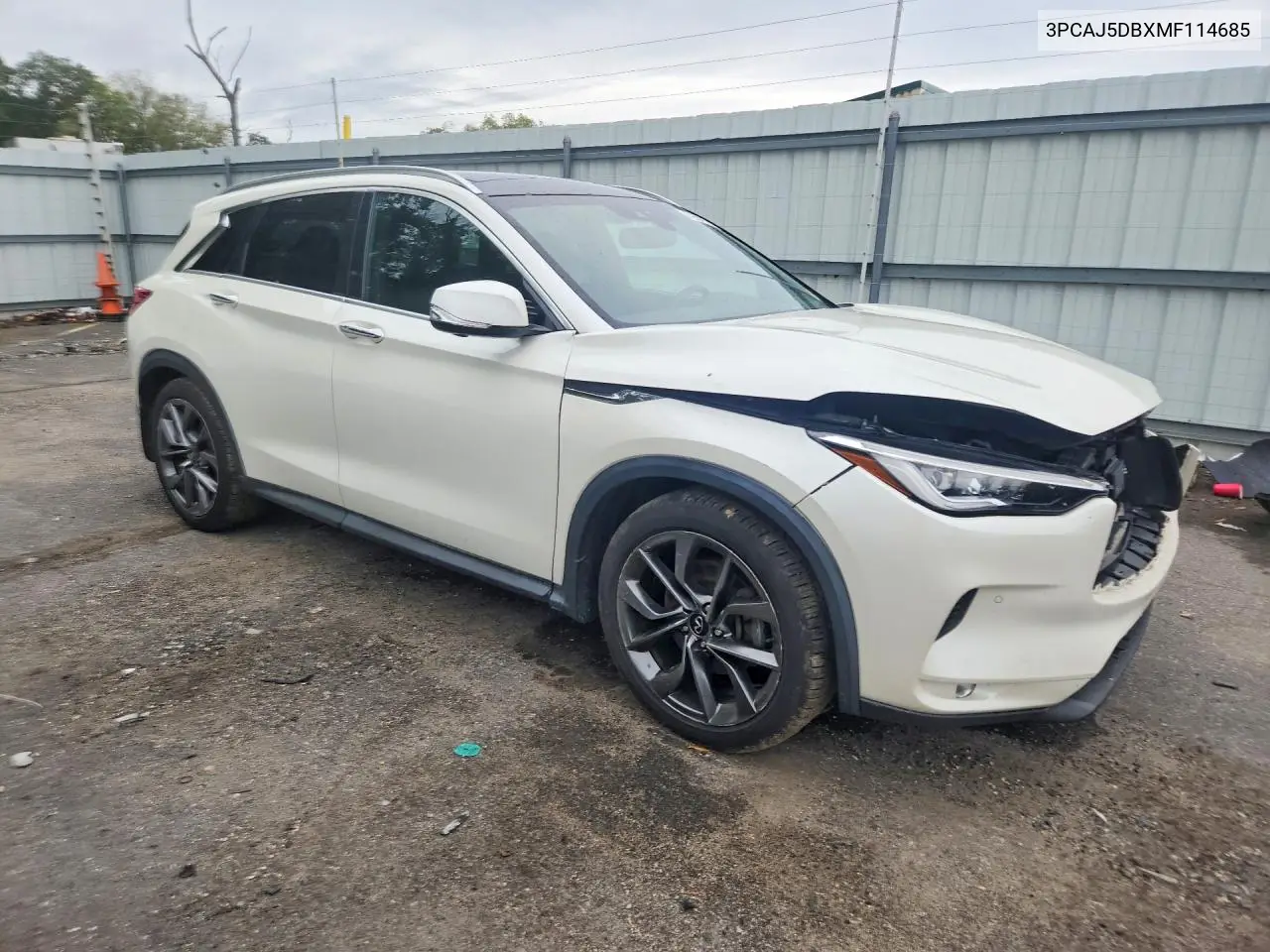 2021 INFINITI QX50 VIN 3PCAJ5DBXMF114685 — фото 4