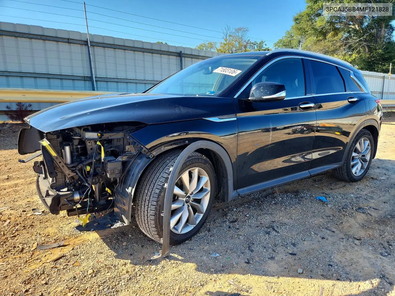 INFINITI QX50 2021, VIN 3PCAJ5BB4MF121828