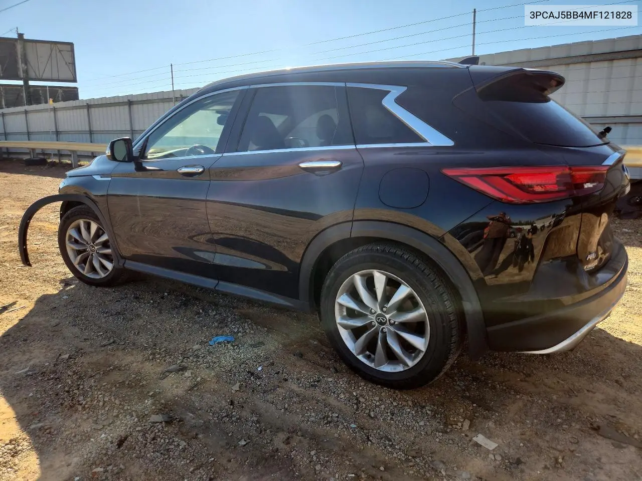 2021 INFINITI QX50 VIN 3PCAJ5BB4MF121828 — фото 2