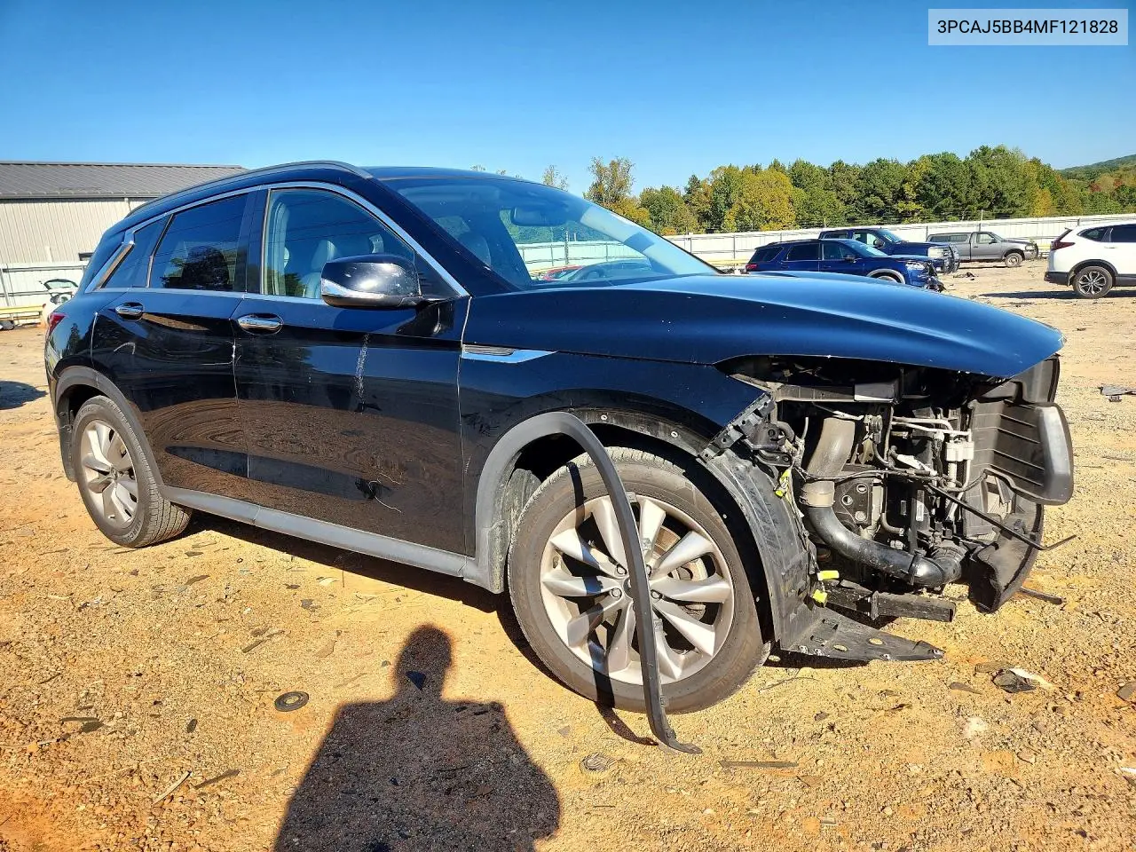 2021 INFINITI QX50 VIN 3PCAJ5BB4MF121828 — фото 4