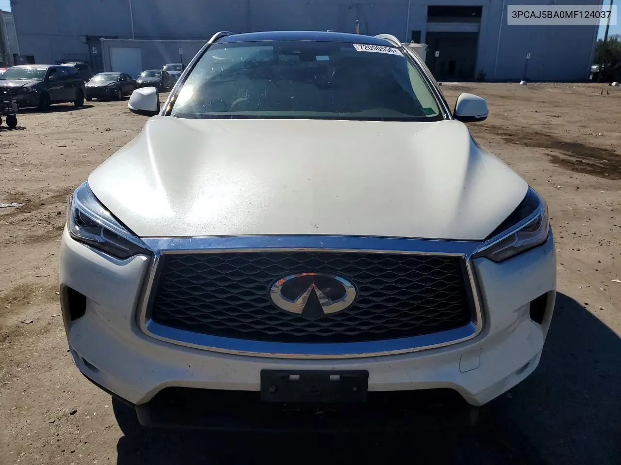 2021 INFINITI QX50 VIN 3PCAJ5BA0MF124037 — фото 5
