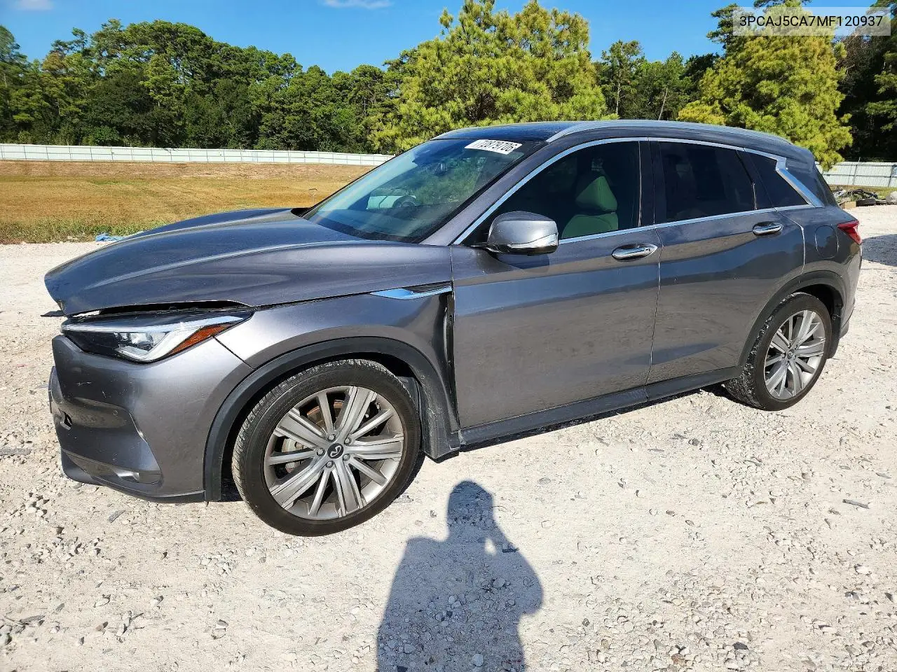 INFINITI QX50 2021, VIN 3PCAJ5CA7MF120937