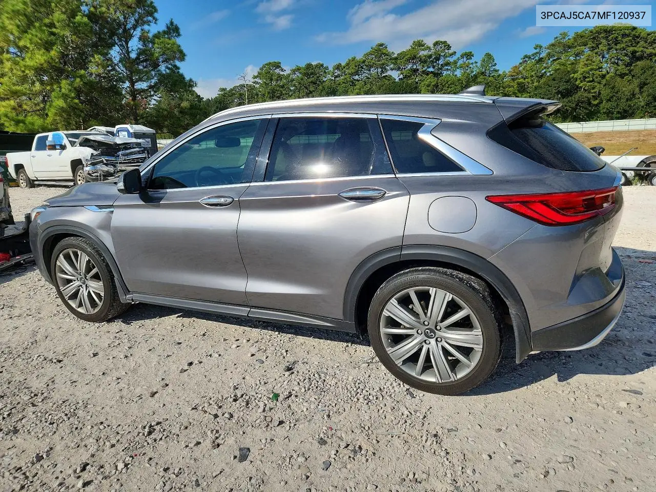 2021 INFINITI QX50 VIN 3PCAJ5CA7MF120937 — фото 2