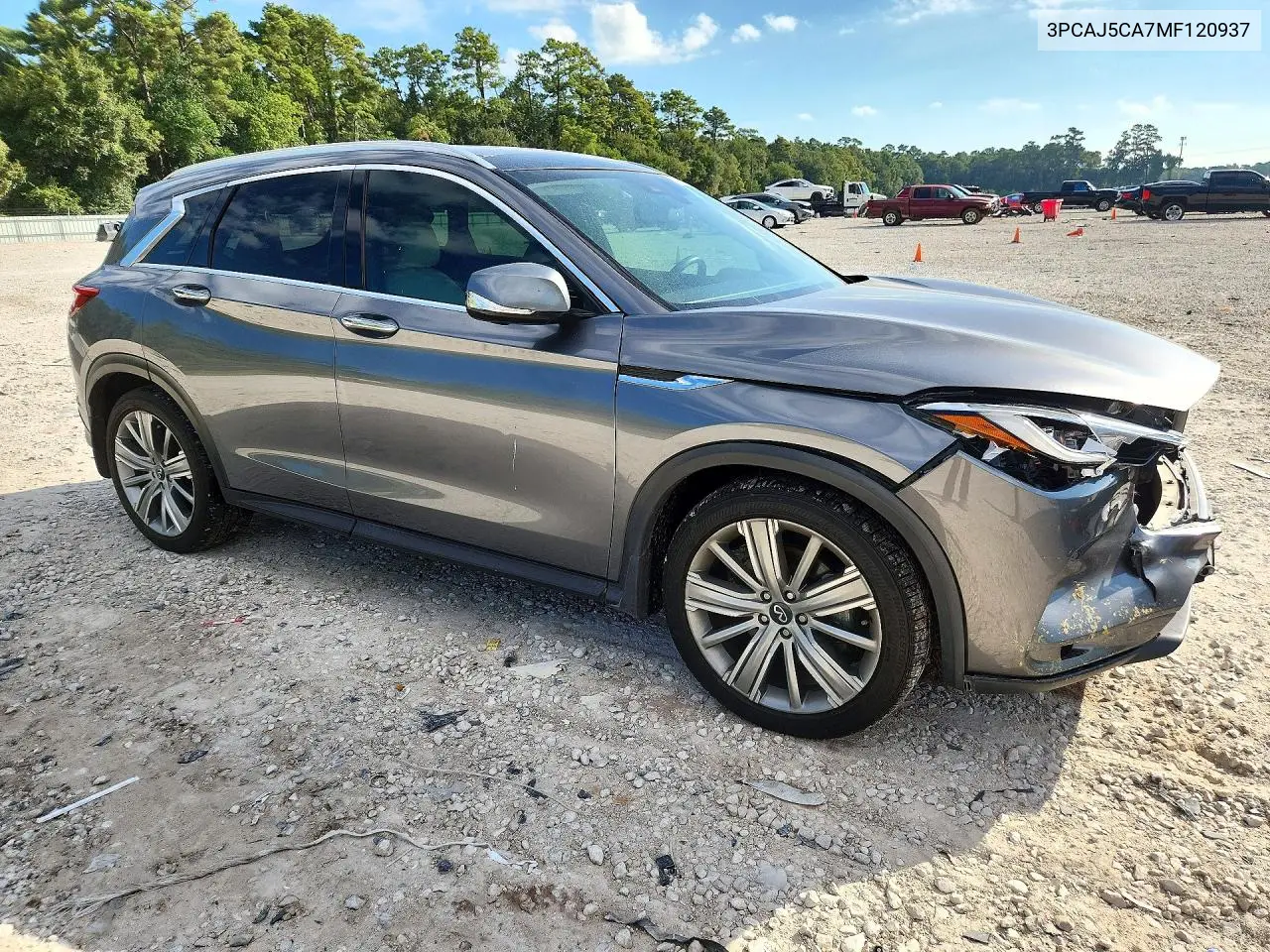 2021 INFINITI QX50 VIN 3PCAJ5CA7MF120937 — фото 4