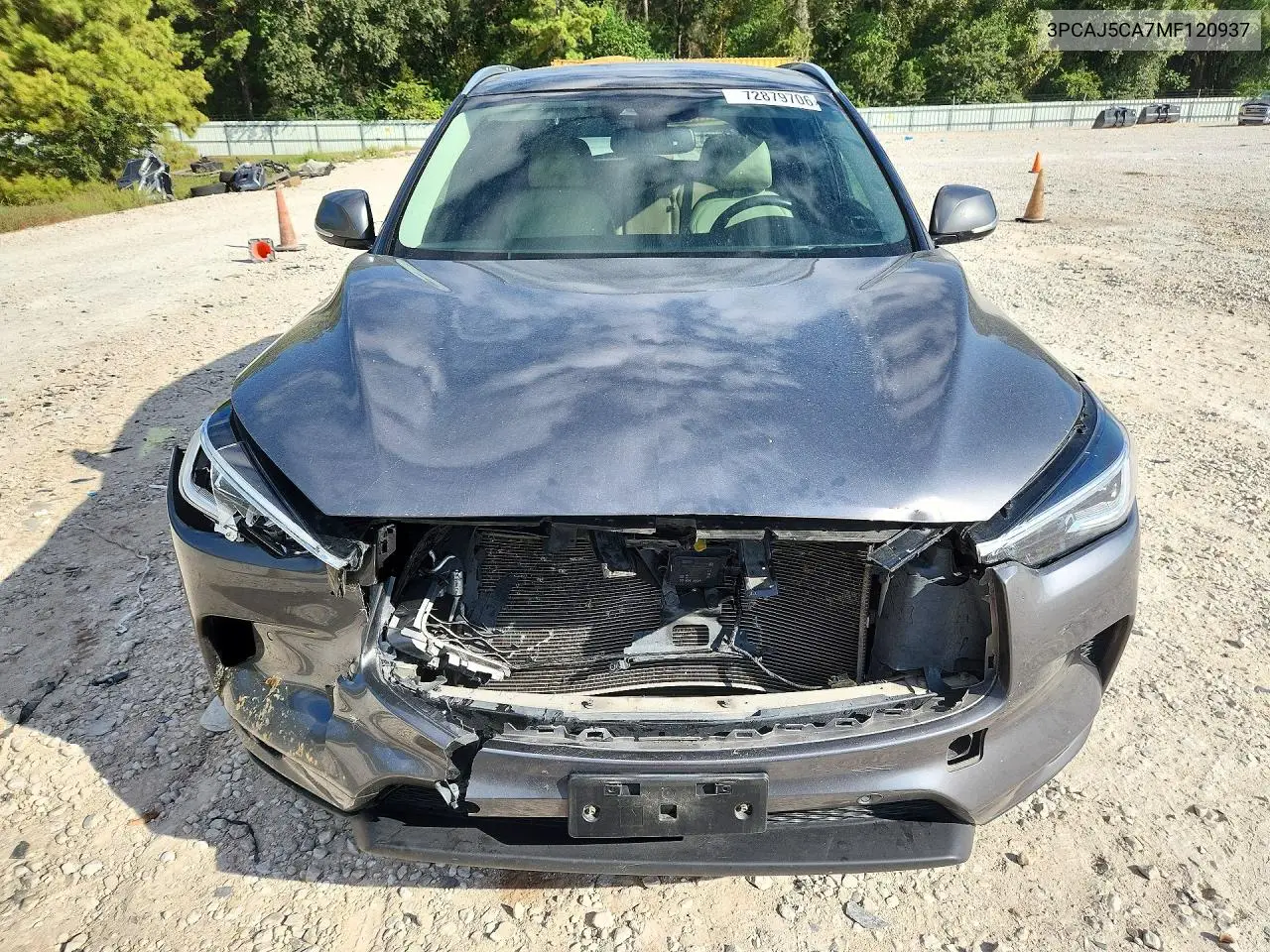 2021 INFINITI QX50 VIN 3PCAJ5CA7MF120937 — фото 5