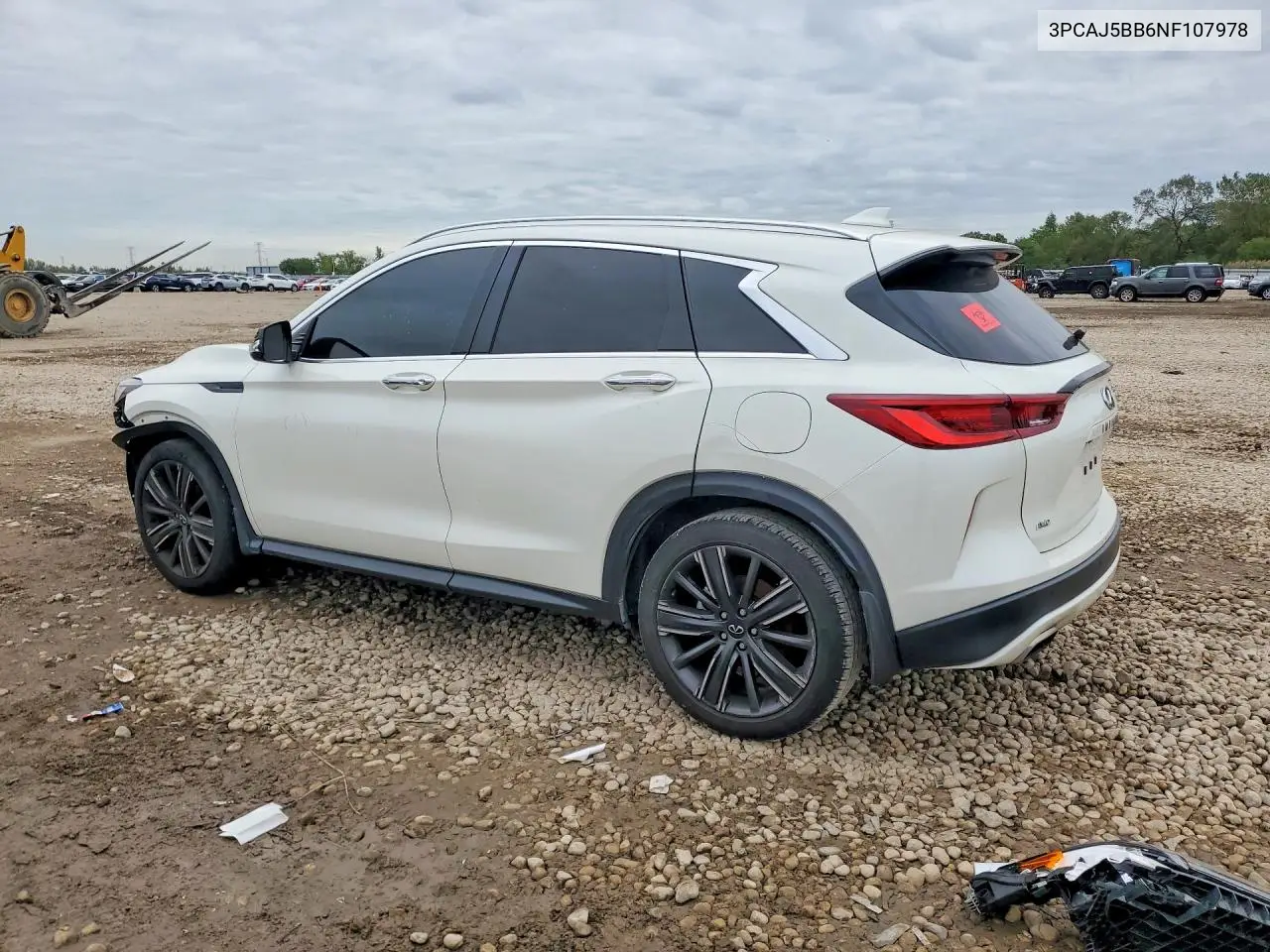 2022 INFINITI QX50 VIN 3PCAJ5BB6NF107978 — фото 2