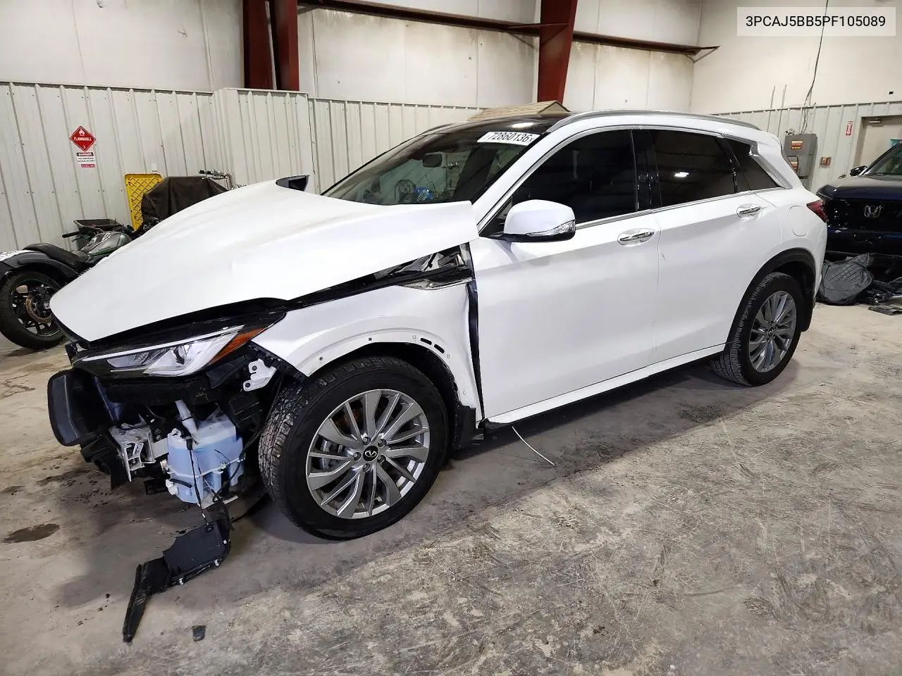 INFINITI QX50 2023, VIN 3PCAJ5BB5PF105089