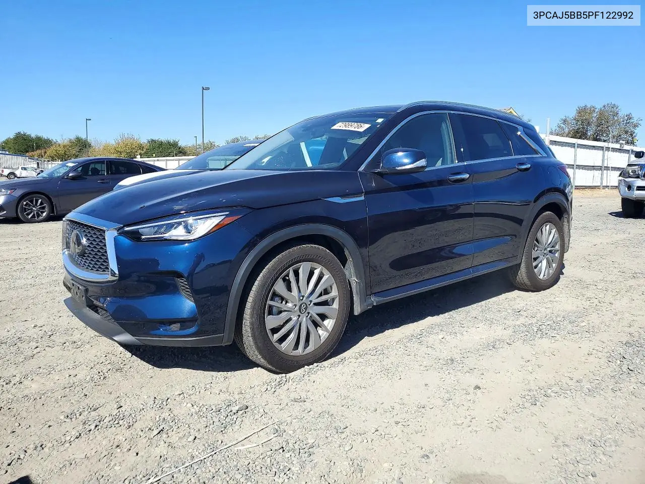 INFINITI QX50 2023, VIN 3PCAJ5BB5PF122992