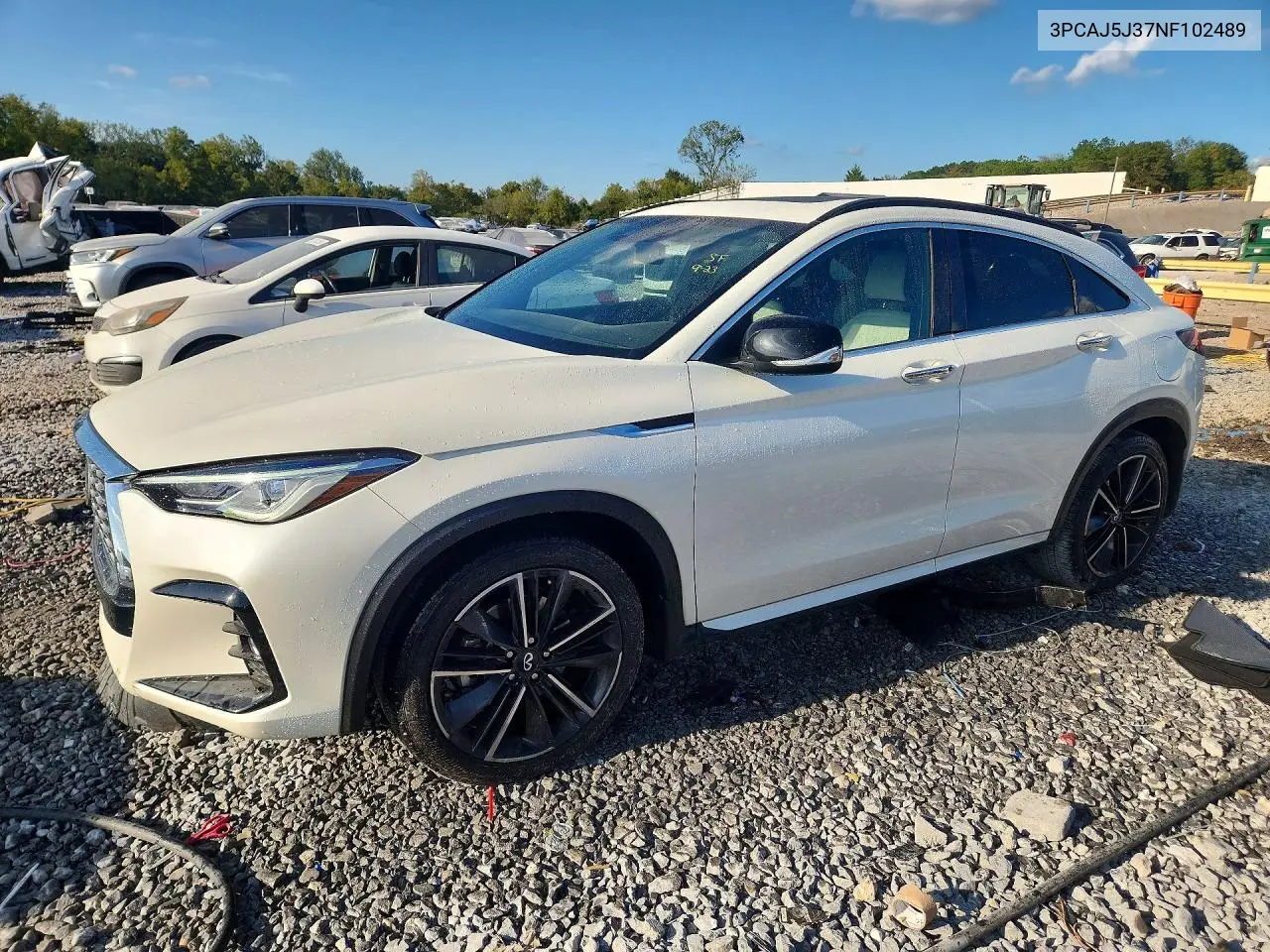 INFINITI QX55 2022, VIN 3PCAJ5J37NF102489